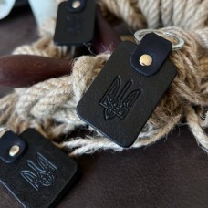 Брелок Тризуб чорний унісекс Брелок Тризуб чорний унісекс