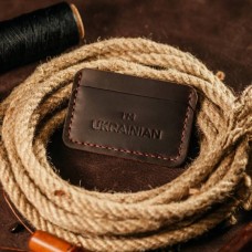 Картхолдер коричневий I'm Ukrainian Картхолдер коричневий I'm Ukrainian