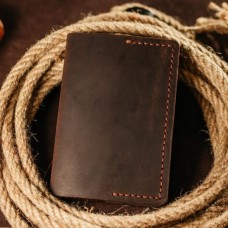 Чоловіча обкладинка на паспорт коричнева Чоловіча обкладинка на паспорт коричнева