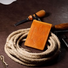 Затискач для грошей рудий Тризуб