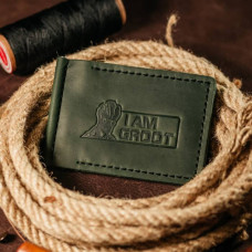 Затискач для грошей зелений Groot Затискач для грошей зелений Groot