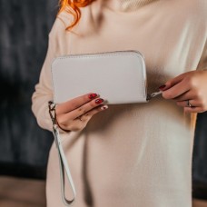 Жіночий клатч білий гладкий Жіночий клатч білий гладкий