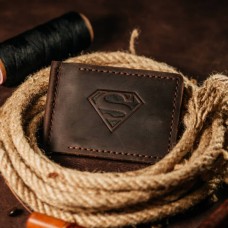 Затискач для грошей коричневий Superman Затискач для грошей коричневий Superman