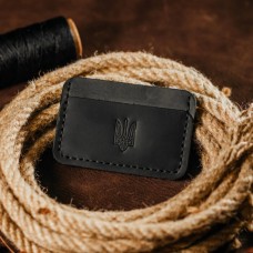 Картхолдер чорний Тризуб Картхолдер чорний Тризуб