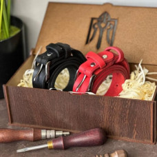 Жіночий подарунковий набір з двух ременів Dakota Жіночий подарунковий набір з двух ременів Dakota