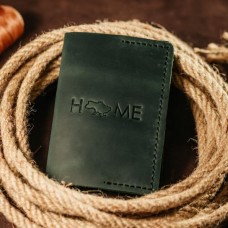 Чоловіча обкладинка на паспорт зелена Home Чоловіча обкладинка на паспорт зелена Home