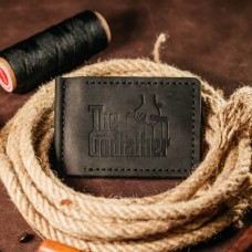 Затискач для грошей чорний Хрещений батько Затискач для грошей чорний Хрещений батько