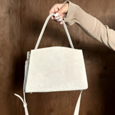 Жіноча сумка замшева Кароліна бежева Жіноча сумка замшева Кароліна бежева