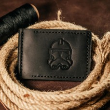 Затискач для грошей чорний Клон