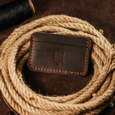 Картхолдер коричневий Тризуб Картхолдер коричневий Тризуб