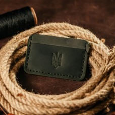 Картхолдер зелений Тризуб