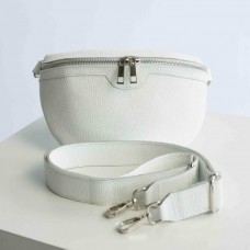 Жіноча сумка на пояс бананка Dallas біла Жіноча сумка на пояс бананка Dallas біла